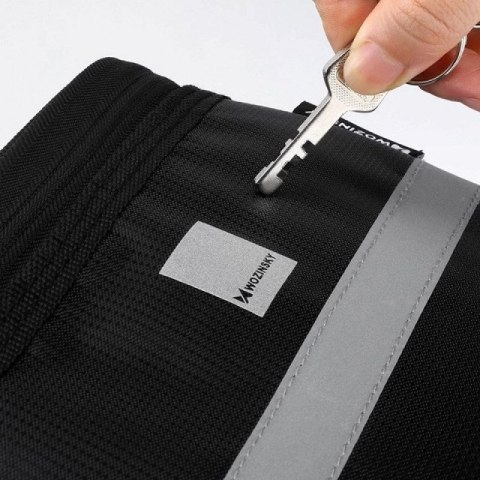 Wozinsky torba rowerowa na kierownicę z etui na telefon 2 l czarny (WBB12BK) Wozinsky