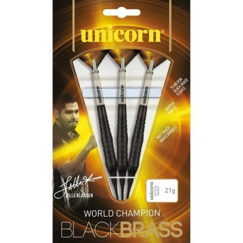 Rzutki soft tip Unicorn Black Brass- Jelle Klaasen 19g:23771|21g:23772 Unicorn