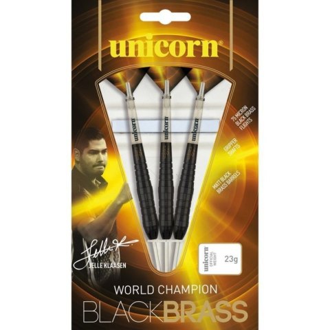 Rzutki steel tip Unicorn Black Brass - Jelle Klaasen 21g:27670|23g:27671|25g:27672 Unicorn
