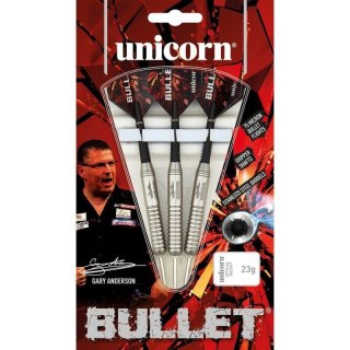 Rzutki steel tip Unicorn Bullet Stainless Steel - Gary Anderson 22g:27520|24g:27521|26g:27522 Unicorn
