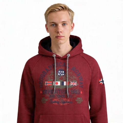 Bluza Geographical Norway DB 100 M WZ3006H/GN-Burgundy