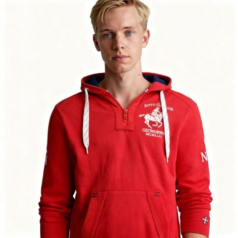 Bluza Geographical Norway Folton EO 100 M WW4783H/GNO-Red