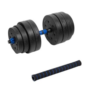 Hantel bitumiczny regulowany z łącznikiem 1x20kg Rebel Active Rebel