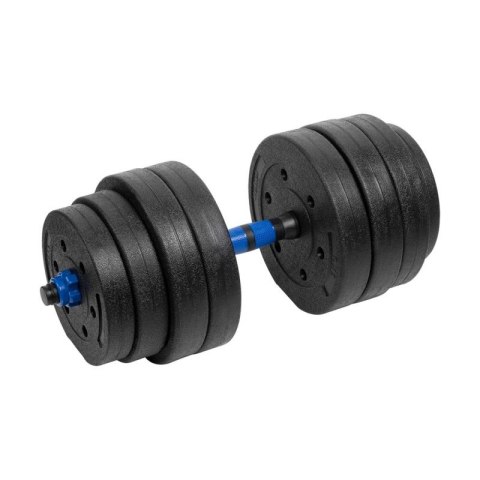 Hantel bitumiczny regulowany z łącznikiem 1x20kg Rebel Active Rebel