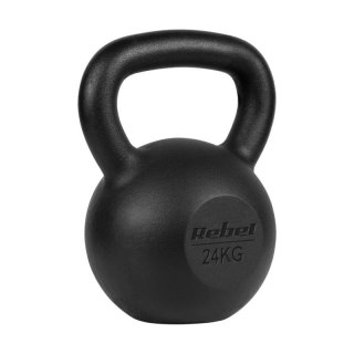 Kettlebell żeliwny 24kg, REBEL ACTIVE Rebel