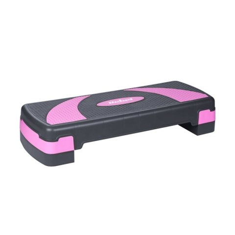 Step do aerobiku i ćwiczeń fitness REBEL ACTIVE RBA-3225-PU, 3 stopnie, szaro-fioletowy Rebel