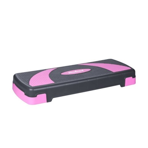 Step do aerobiku i ćwiczeń fitness REBEL ACTIVE RBA-3225-PU, 3 stopnie, szaro-fioletowy Rebel