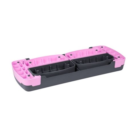 Step do aerobiku i ćwiczeń fitness REBEL ACTIVE RBA-3225-PU, 3 stopnie, szaro-fioletowy Rebel