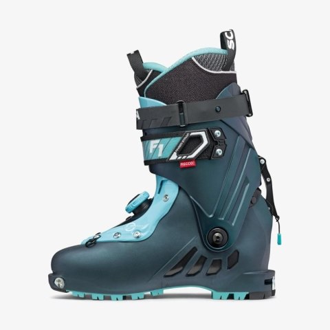 Buty damskie skitourowe Scarpa F1 - anthracite/aqua Scarpa