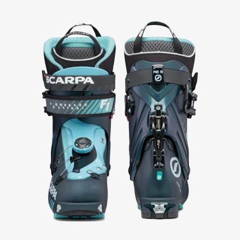Buty damskie skitourowe Scarpa F1 - anthracite/aqua Scarpa