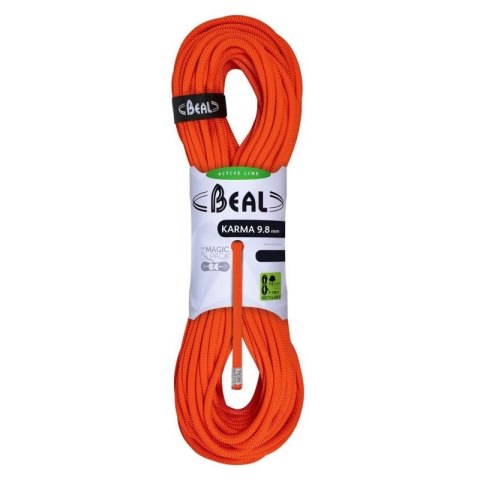 Lina karma 9,8mm 50m-solid orange BEAL No name