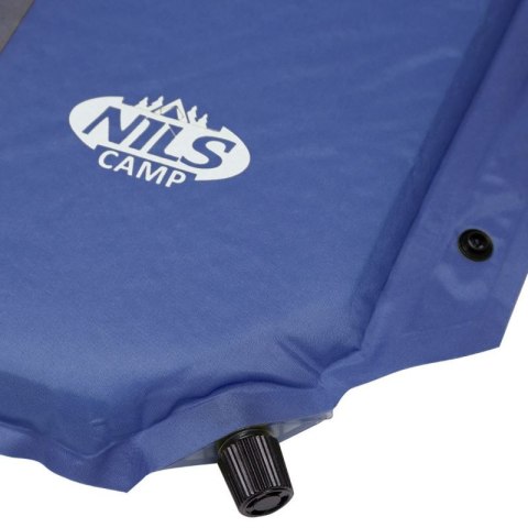 Mata samopompująca z poduszką NILS CAMP NC4349 Niebiesko-szara Nils Extreme