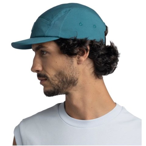 Czapka z daszkiem Buff 5 Panel Go Cap - solid teal Buff