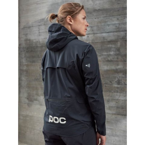 Kurtka rowerowa damska POC Signal All-weather jacket - uranium black WD