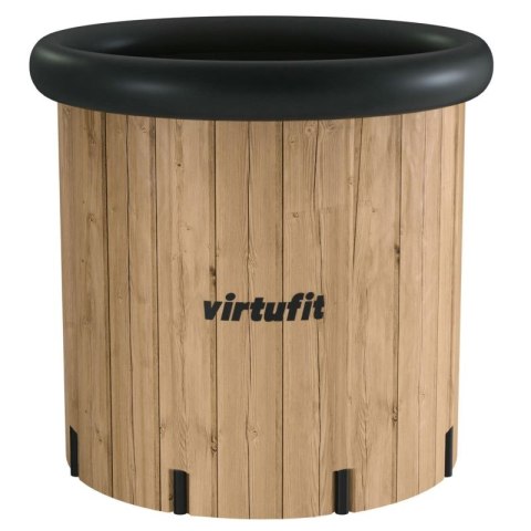 VIRTUFIT WANNA LODOWA XXL - 375 LITRÓW - IMITACJA DREWNA - Z AKCESORIAMI Virtufit