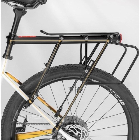 Bagażnik rowerowy Rockbros 33210004001 z półką - czarny Rockbros
