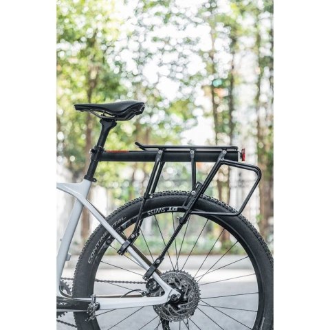 Bagażnik rowerowy Rockbros 33210004001 z półką - czarny Rockbros