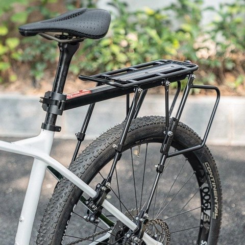 Bagażnik rowerowy Rockbros 33210004001 z półką - czarny Rockbros