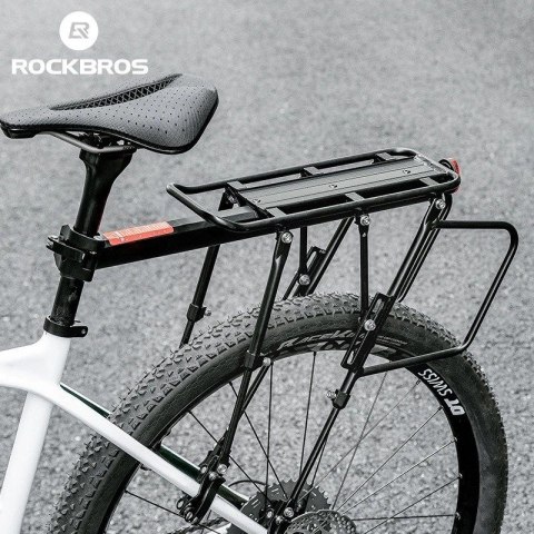 Bagażnik rowerowy Rockbros 33210004001 z półką - czarny Rockbros