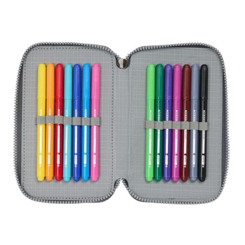 Piórnik z wyposażeniem Real Madryt double filled pencil case 28 pcs 412554854 Inny