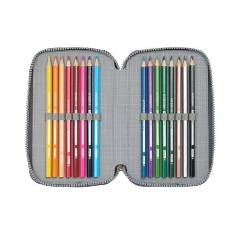 Piórnik z wyposażeniem Real Madryt double filled pencil case 28 pcs 412554854 Inny
