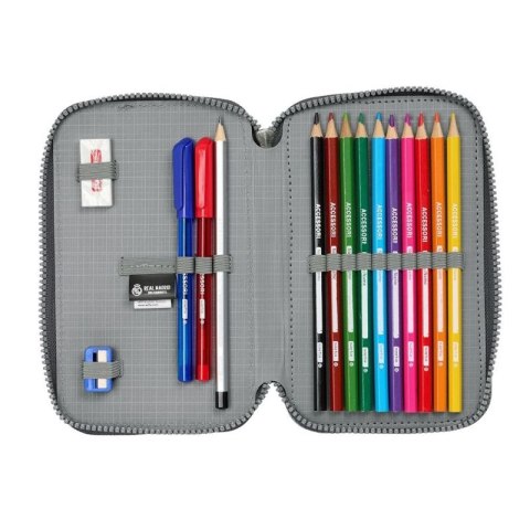 Piórnik z wyposażeniem Real Madryt double filled pencil case 28 pcs 412554854 Inny