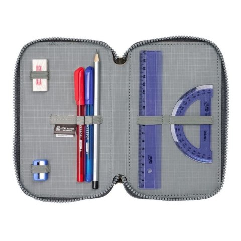 Piórnik z wyposażeniem Real Madryt triple filled pencil case 37 pcs 412524857 Inny