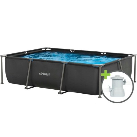 VIRTUFIT PROSTOKĄTNY BASEN - 300 X 210 CM - Z POMPĄ FILTRUJĄCĄ Virtufit