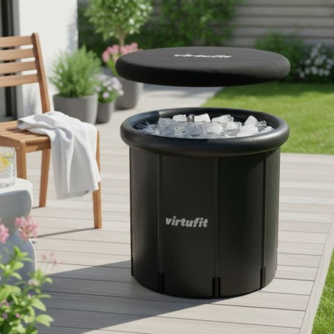VIRTUFIT WANNA LODOWA XXL - 375 LITRÓW - ANTRACYT - Z AKCESORIAMI Virtufit