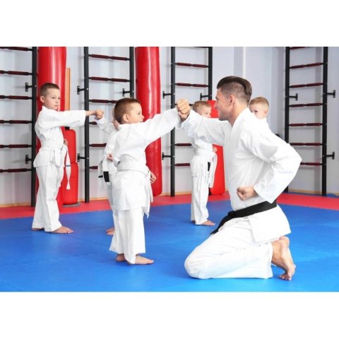 Mata do ćwiczeń z Ceryfikatem Bezpieczeństwa - Puzzle 1x1m - Tatami 2 cm DBX Bushido