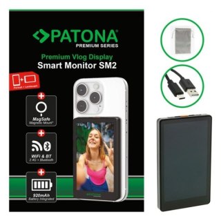 PATONA Premium Vlog Display Smart Monitor SM2 - Profesjonalny monitor kontrolny do smartfonów PATONA