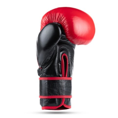 Rękawice bokserskie ze skóry naturalnej Warrior RED