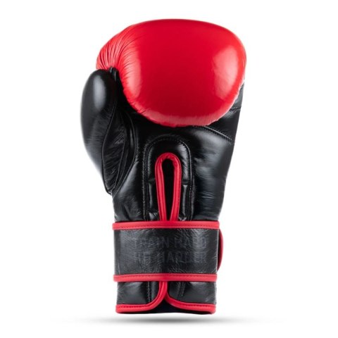 Rękawice bokserskie ze skóry naturalnej Warrior RED