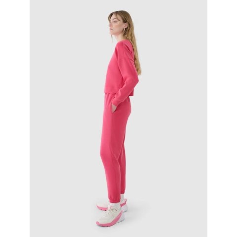 Spodnie damskie dresowe joggery z modalem 4F 4FWSS25TTROF1010-54S 4f
