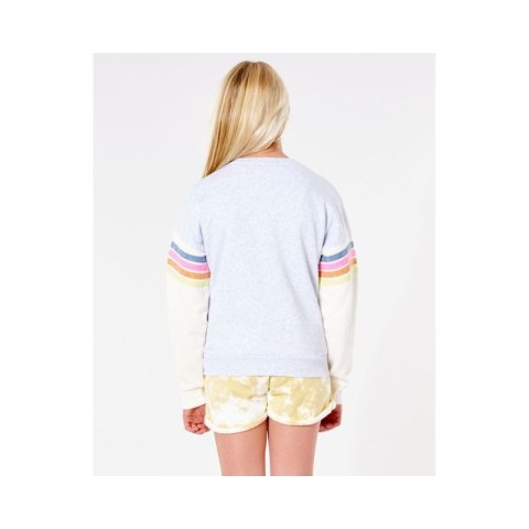 Bluza RIP CURL Surf Revival Crew - Girl - jasny szary Rip Curl