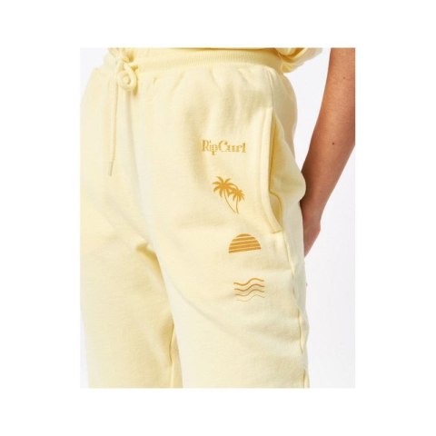 Spodnie RIP CURL Re-Entry Trackpant - jasny żółty Rip Curl
