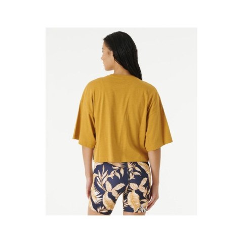 T-Shirt RIP CURL Seacell Crop Heritage Tee żółty Rip Curl