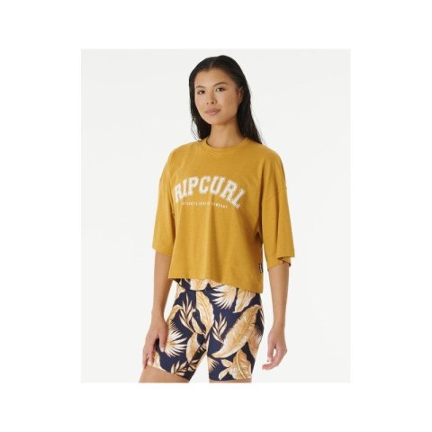 T-Shirt RIP CURL Seacell Crop Heritage Tee żółty Rip Curl