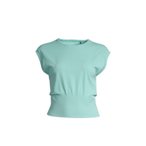 Koszulka CASALL Seamless Graphical Rib Tee miętowy Casall