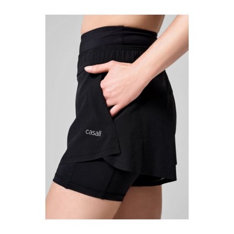 Szorty CASALL Shaping Double Shorts czarny Casall