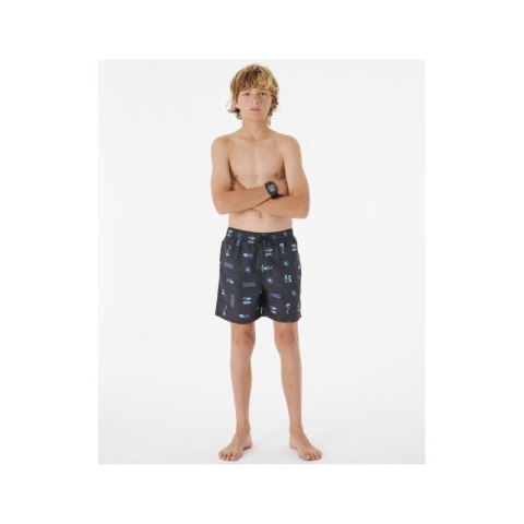 Boardshorty RIP CURL Tube Heads Sun Volley Mesh -Bo czarny Rip Curl