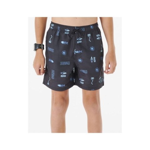 Boardshorty RIP CURL Tube Heads Sun Volley Mesh -Bo czarny Rip Curl