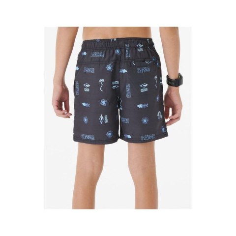 Boardshorty RIP CURL Tube Heads Sun Volley Mesh -Bo czarny Rip Curl
