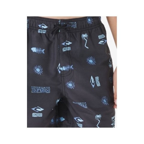 Boardshorty RIP CURL Tube Heads Sun Volley Mesh -Bo czarny Rip Curl