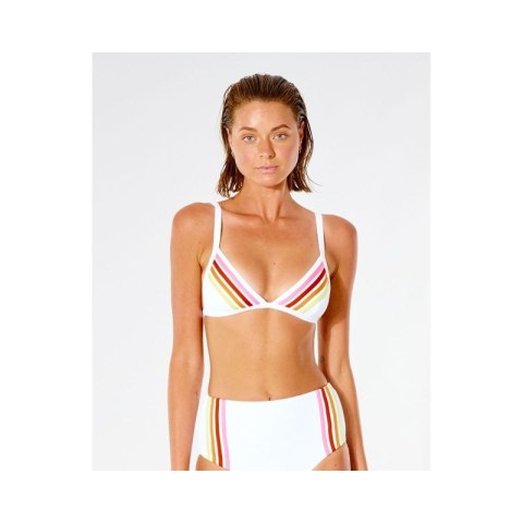 GORA-BIKINI RIP CURL Wave Shapers Stripe Banded Tri - biały Rip Curl