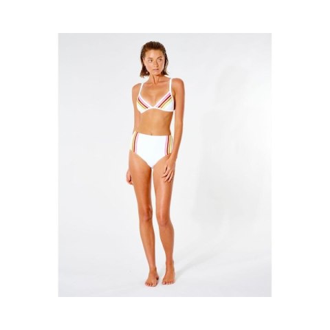 GORA-BIKINI RIP CURL Wave Shapers Stripe Banded Tri - biały Rip Curl
