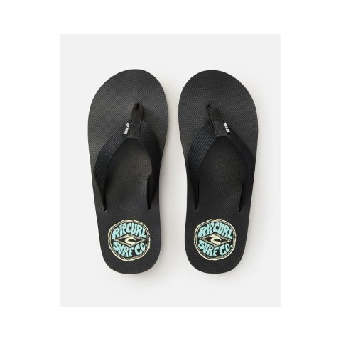 Japonki RIP CURL Bob Cush Open Toe - czarny Rip Curl