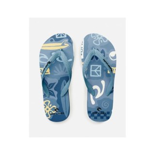 Japonki RIP CURL Frothing Open Toe - Boy niebieski Rip Curl