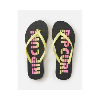 Japonki RIP CURL Wave Shapers Logo - czarny Rip Curl