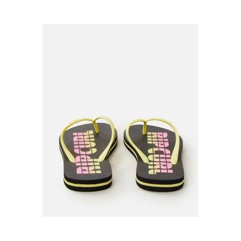 Japonki RIP CURL Wave Shapers Logo - czarny Rip Curl